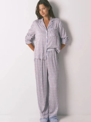 women'secret piżama damska kolor fioletowy 4852102
