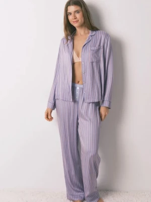 women'secret piżama damska kolor fioletowy 4852103