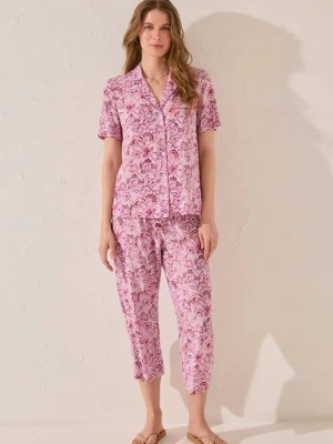 women'secret piżama damska kolor fioletowy 4859418