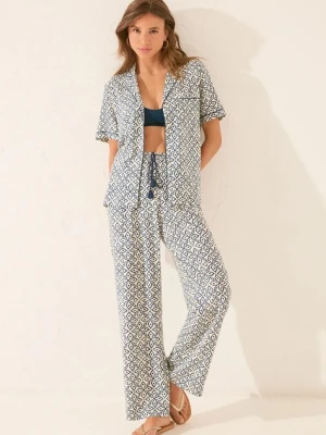 women'secret piżama damska kolor granatowy 4852092