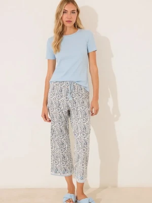 women'secret piżama damska kolor niebieski 3592394
