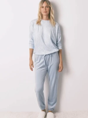 women'secret piżama damska kolor niebieski 3592446