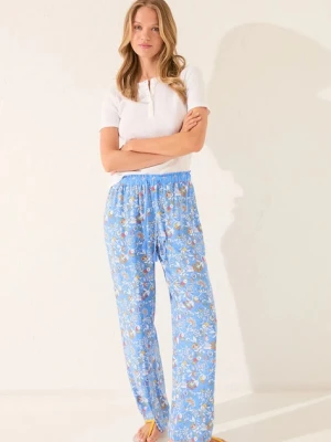women'secret piżama damska kolor niebieski 3702230