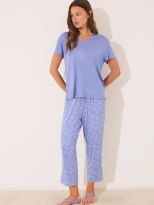 women'secret piżama damska kolor niebieski 4752518