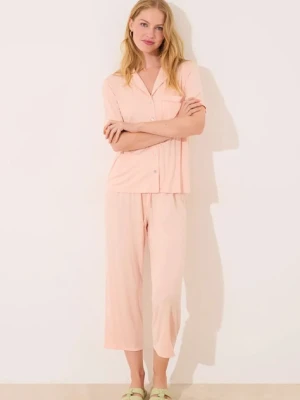 women'secret piżama damska kolor pomarańczowy 3599224
