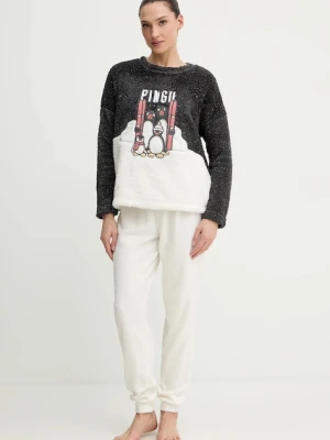 women'secret piżama damska kolor szary 3132240