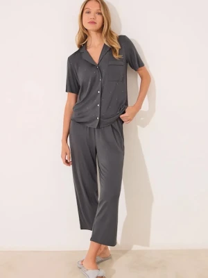women'secret piżama damska kolor szary 4752520