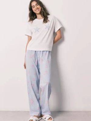 women'secret piżama dwuczęściowa damska bawełniana