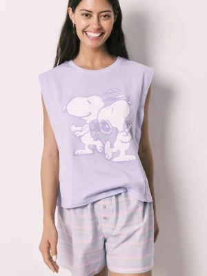 women'secret piżama dwuczęściowa damska bawełniana