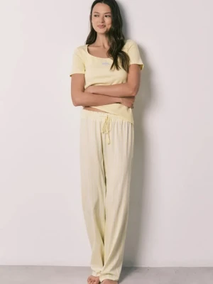 women'secret piżama dwuczęściowa damska z bawełną