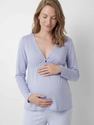 women'secret piżama dwuczęściowa damska z wiskozą niebieski