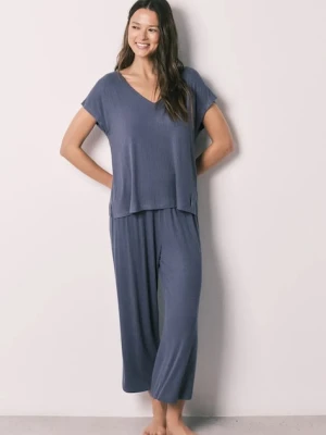 women'secret piżama dwuczęściowa damska z wiskozy