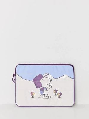 women'secret pokrowiec na laptopa SNOOPY kolor fioletowy 4848842