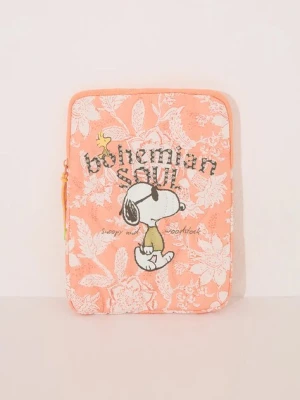 women'secret pokrowiec na laptopa SNOOPY kolor pomarańczowy 4849273
