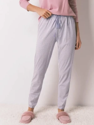 women'secret spodnie piżamowe bawełniane damska kolor fioletowy bawełniana 3702248