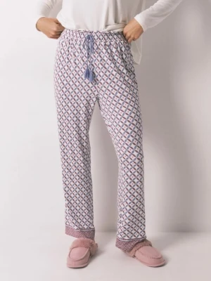 women'secret spodnie piżamowe damska kolor niebieski 3702255
