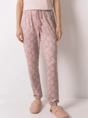 women'secret spodnie piżamowe damska kolor różowy 3702293