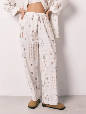 women'secret Spodnie piżamowe damskie bawełniane