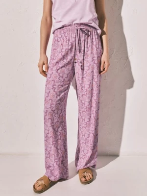 women'secret spodnie piżamowe damskie z wiskozy