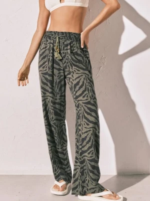 women'secret spodnie piżamowe damskie z wiskozy