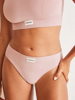 women'secret stringi SEAMLESS 1 kolor różowy 5128082