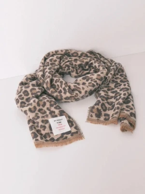 women'secret szalik damski kolor brązowy wzorzysty 5152871