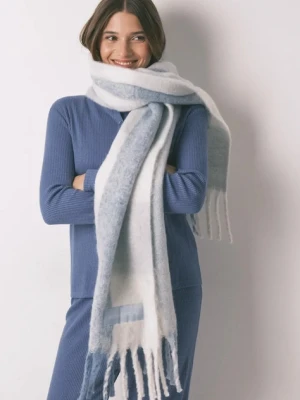 women'secret szalik damski kolor niebieski wzorzysty 5152864