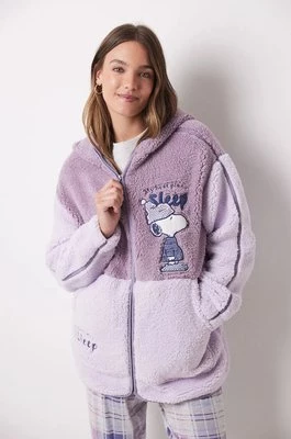 women'secret szlafrok Snoopy kolor różowy 4418919