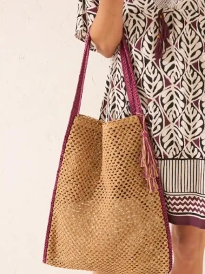 women'secret torba plażowa kolor beżowy 4382369