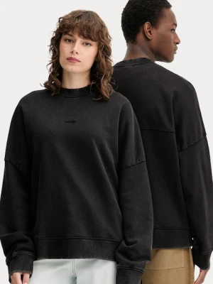Won Hundred bluza bawełniana kolor czarny gładka 3726-12087