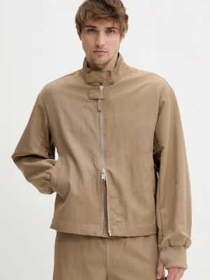 Won Hundred kurtka kolor brązowy przejściowa oversize 3527-13056