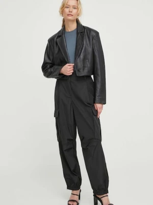 Won Hundred marynarka skórzana