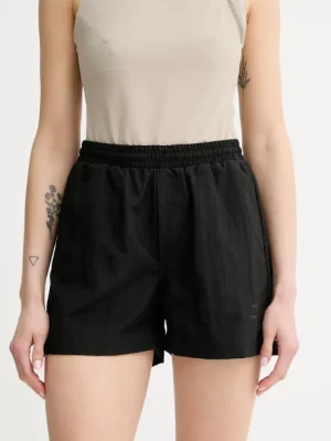 Won Hundred szorty damskie kolor czarny gładkie high waist 3491-13056