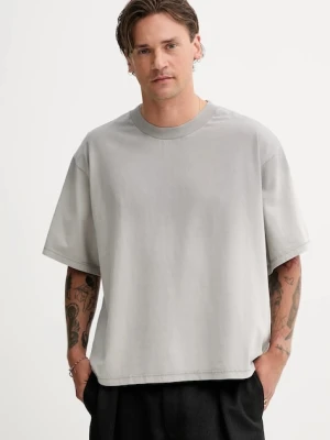Won Hundred t-shirt bawełniany kolor szary gładki 3690-12071
