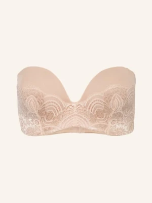 Wonderbra Biustonosz Push-Up Ultimate Strapless Lace beige