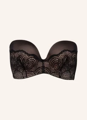 Wonderbra Biustonosz Push-Up Ultimate Strapless Lace schwarz