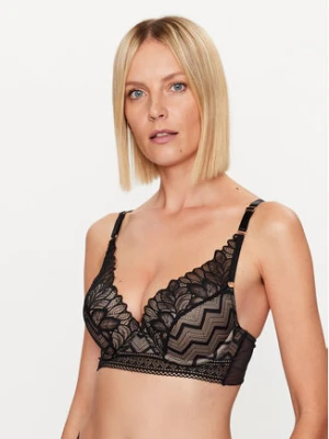 Wonderbra Biustonosz z fiszbiną WB000ALO Czarny