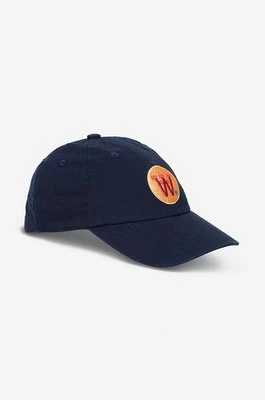 Wood Wood czapka z daszkiem bawełniana Eli Badge kolor granatowy z aplikacją 10280800.7083-OFFWHITE