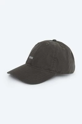 Wood Wood czapka z daszkiem bawełniana Low profile twill cap kolor zielony gładka 12110804.7083