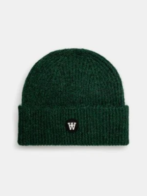 Wood Wood czapka z domieszką wełny Vin AA Beanie kolor zielony  10320804.4068