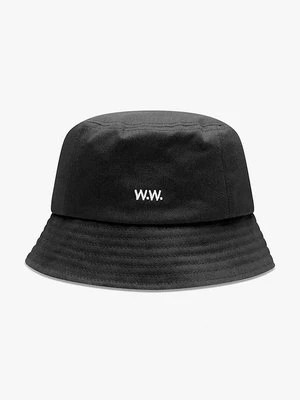 Wood Wood kapelusz bawełniany Ossian Bucket Hat 12240817-7083 BLACK kolor czarny bawełniany 12240817.7083-DUSTYGREEN