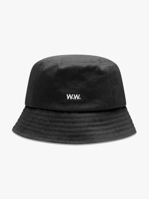 Wood Wood kapelusz bawełniany Ossian Bucket Hat 12240817-7083 BLACK kolor czarny bawełniany 12240817.7083-DUSTYGREEN