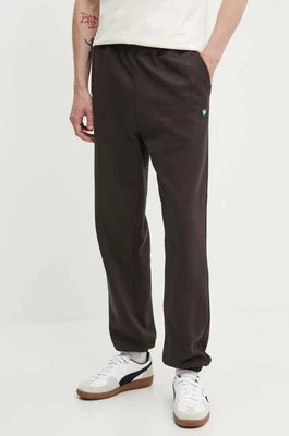 Wood Wood spodnie dresowe bawełniane Cal Joggers kolor brązowy gładkie 10275000.2424