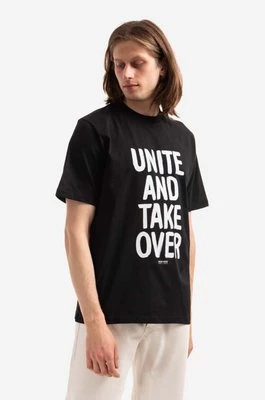 Wood Wood t-shirt bawełniany Bobby Shoplifters kolor biały z nadrukiem 50025711.2489-BLACK