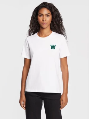 Wood Wood T-Shirt Mia 10232502-2222 Biały Regular Fit