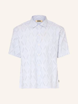 Woodbird Koszula Z Krótkim Rękawem Comfort Fit blau