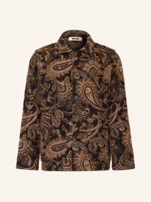 Woodbird Kurtka Typu Overjacket Z Wzorem Żakardowym braun