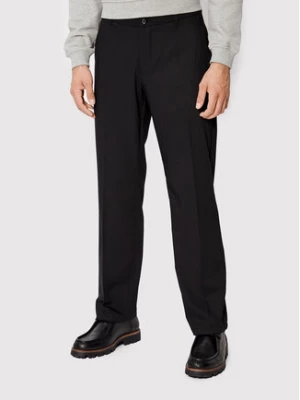 Woodbird Spodnie materiałowe Eik 2116-206 Czarny Regular Fit