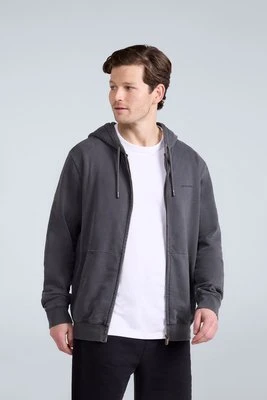 Zdjęcie produktu Woody męska zapinana na zamek bluza z kapturem - Grey Animal