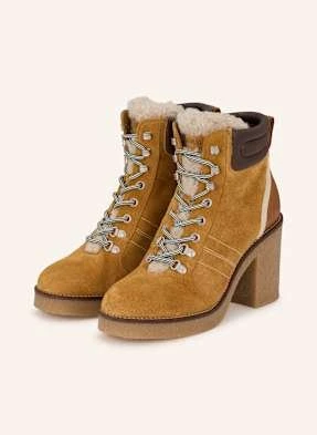 Woolrich Botki Sznurowane braun